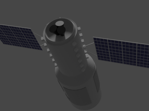 little space station Model 3D