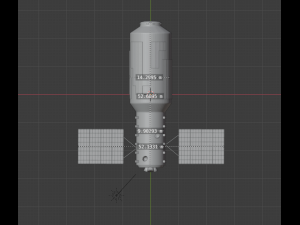 little space station Model 3D
