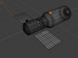 little space station Model 3D