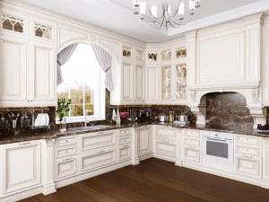 kitchen set desain klasik Model 3D