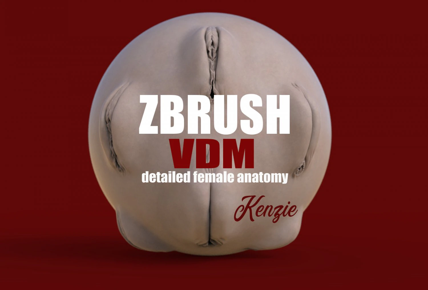 kenzie- zbrush vdm- obj- female genital realistic anatomy 3D Model .c4d .max .obj .3ds .fbx .stl .blend 