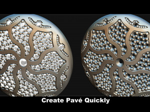 jewelry tool- imm curve brush- gems and cutters for zbrush v2 Model 3D