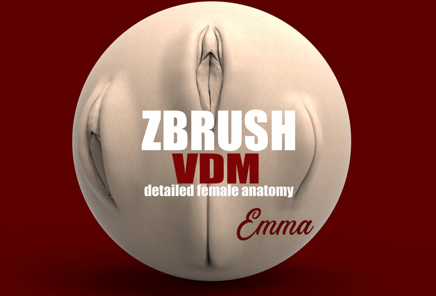 EMMA - zbrush VDM- OBJ- female anatomy 3D Print Model .c4d .max .obj .3ds .fbx .stl .blend 