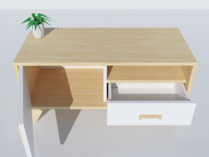 scandinavian cabinet Model 3D