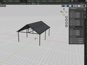 carport 3D 모델