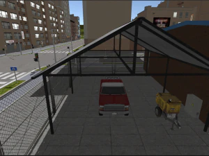 Carport 3D Modell