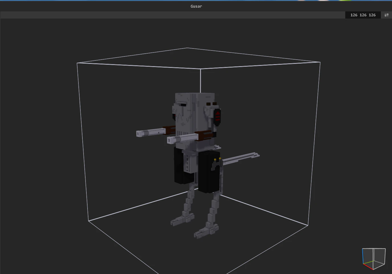 gusar 3D Model .c4d .max .obj .3ds .fbx .stl .blend 