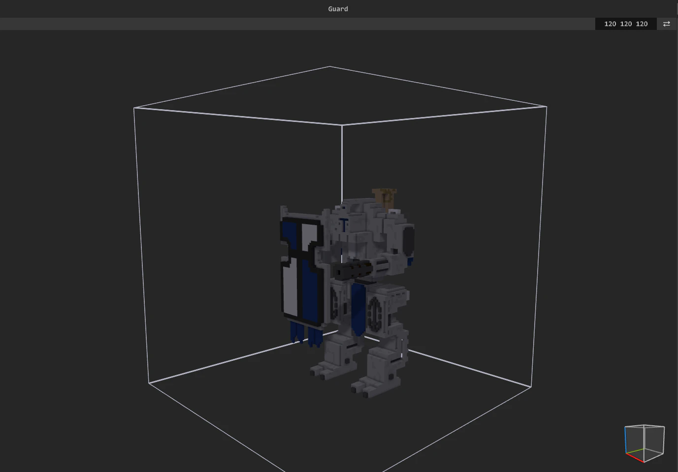 guard 3D Model .c4d .max .obj .3ds .fbx .stl .blend 