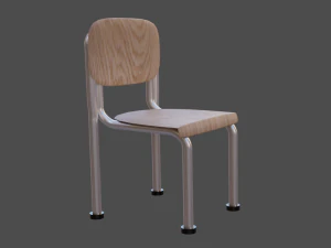 school old class room 3D Model
