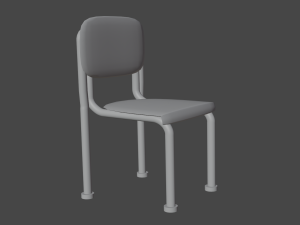 school old class room Modelo 3D