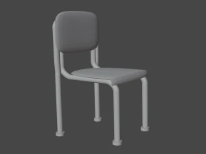 school old class room 3D Model