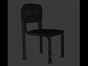 school old class room 3D Model