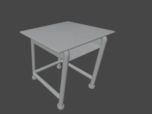 school old class room 3D Model