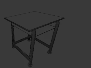 school old class room 3D Model
