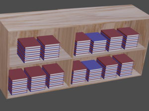 school old class room Modelo 3D