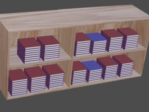 school old class room 3D Model