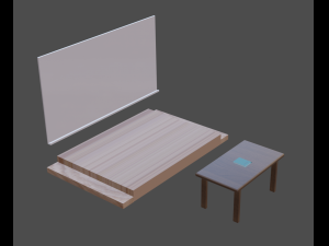 school old class room Modelo 3D