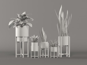 stratton home decor plant box collection Modelo 3D