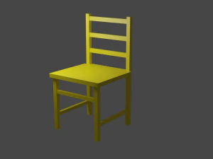 chairs set 3D Model