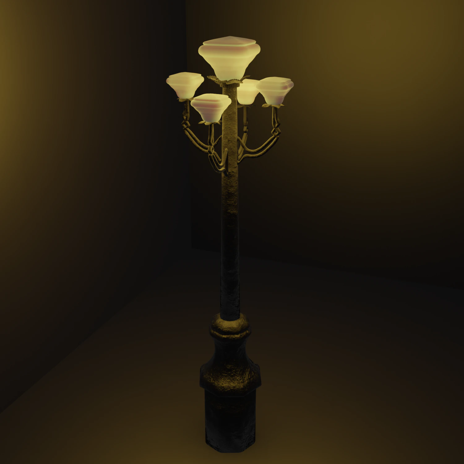 Lampione Modello 3D .c4d .max .obj .3ds .fbx .stl .blend 