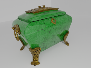 Stone box Modelo 3D