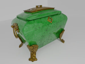 पत्थर का डिब्बा 3D मॉडल