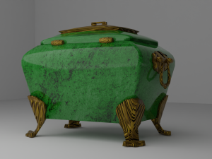 Stone box Modelo 3D