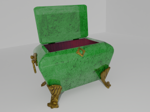 Stone box Modelo 3D