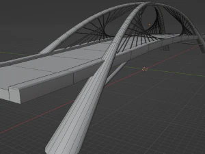 桥 3D 模型