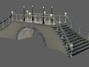 Stone bridge or porch 3D Model