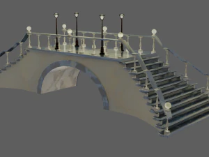 Stone bridge or porch 3D Model