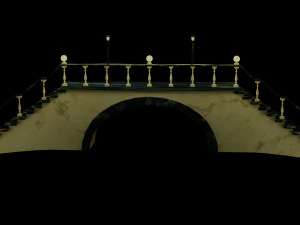 Stone bridge or porch 3D Model