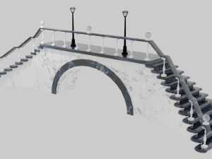Stone bridge or porch 3D Model