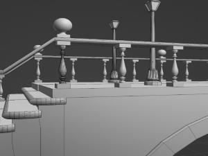 Stone bridge or porch 3D Model