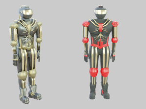 Protective suit or android robot Modelo 3D
