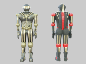 Protective suit or android robot 3Dモデル