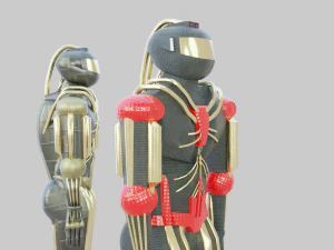 Protective suit or android robot 3D Model