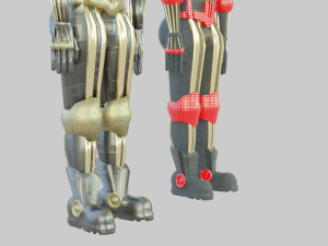 Protective suit or android robot 3Dモデル