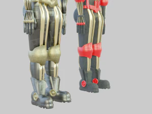 Protective suit or android robot 3D Model