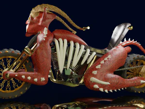 Мотоцикл Химера 3D Модель