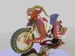 Motorcycle Chimera 3D Model