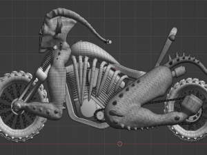 Motorcycle Chimera 3D Model