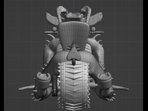 Motorcycle Chimera 3D Model
