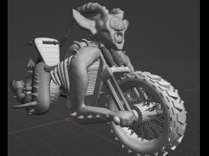 Motorcycle Chimera 3D Model
