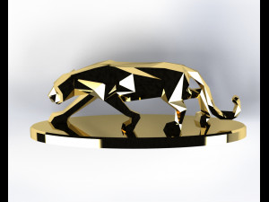 pantera decorativa 3D Model