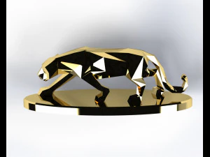 pantera decorativa 3D Model