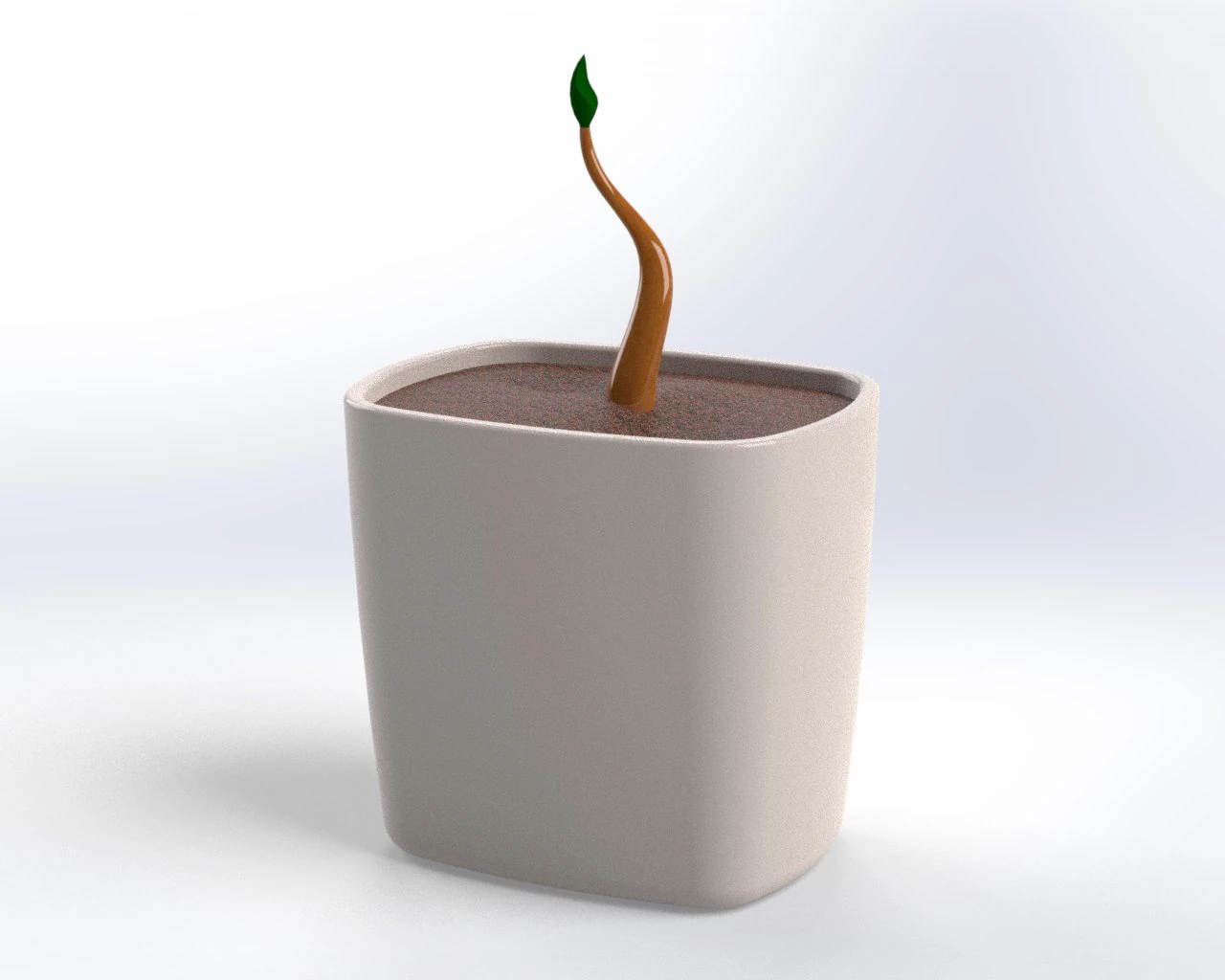 maceta 3D Model .c4d .max .obj .3ds .fbx .stl .blend