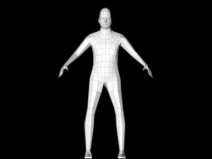 simple man 3D Model