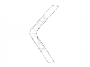 low poly boomerang-3d 3D मॉडल