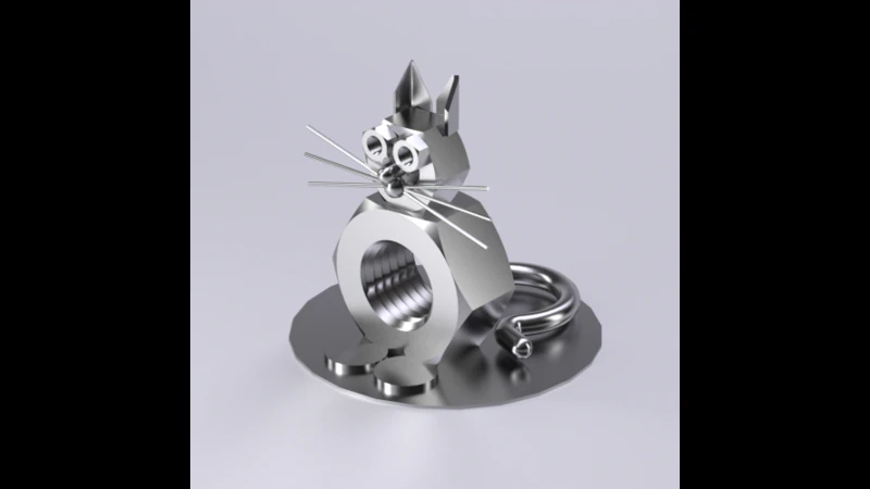cat figure 3D Model .c4d .max .obj .3ds .fbx .stl .blend 